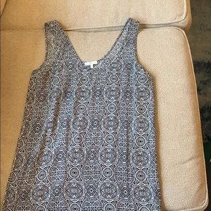Black white joie sleeveless slip dress